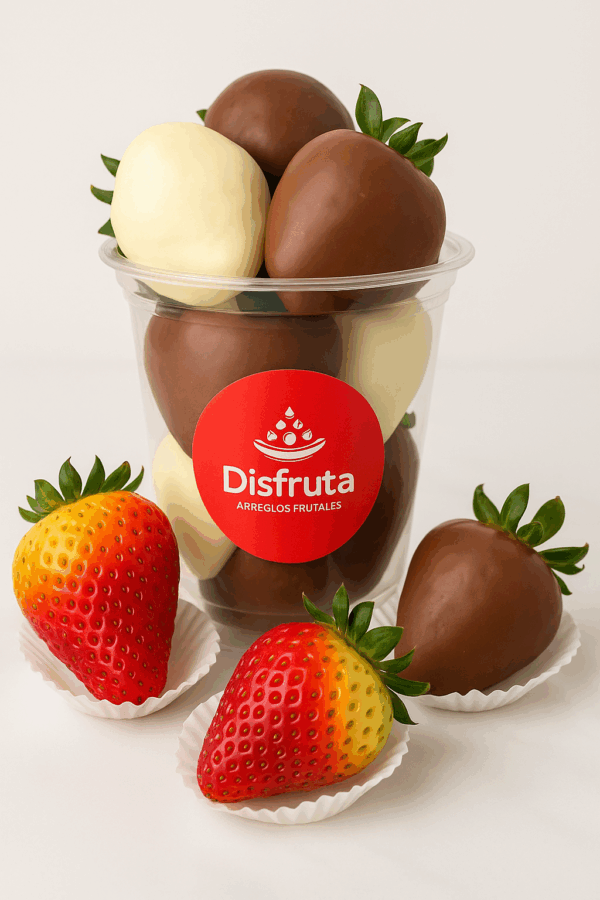 Fresas con Chocolate 12 oz (Presentación de regalo)
