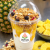 Parfait de piña vaso de 12 oz