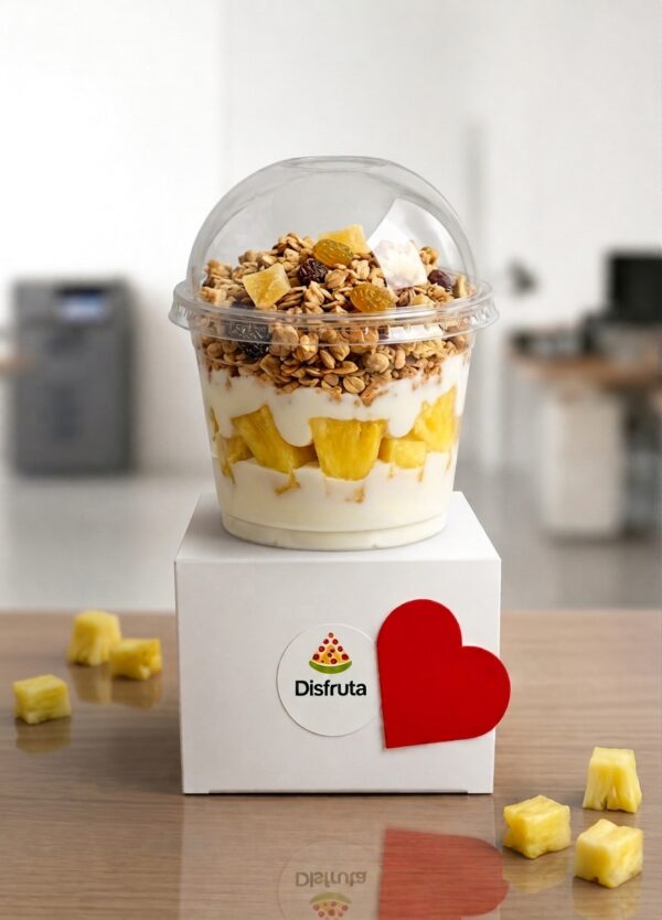 Parfait de Piña Vaso de 12oz